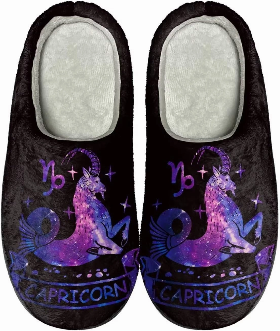 Fuzzy Bedroom Slippers with Non-Skid Sole Plush Soft Slippers for Women Men Indoor Outdoor Warm House Shoes