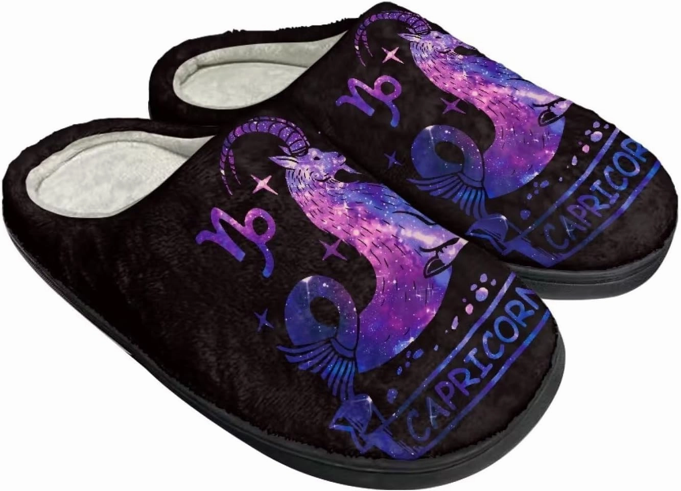Fuzzy Bedroom Slippers with Non-Skid Sole Plush Soft Slippers for Women Men Indoor Outdoor Warm House Shoes