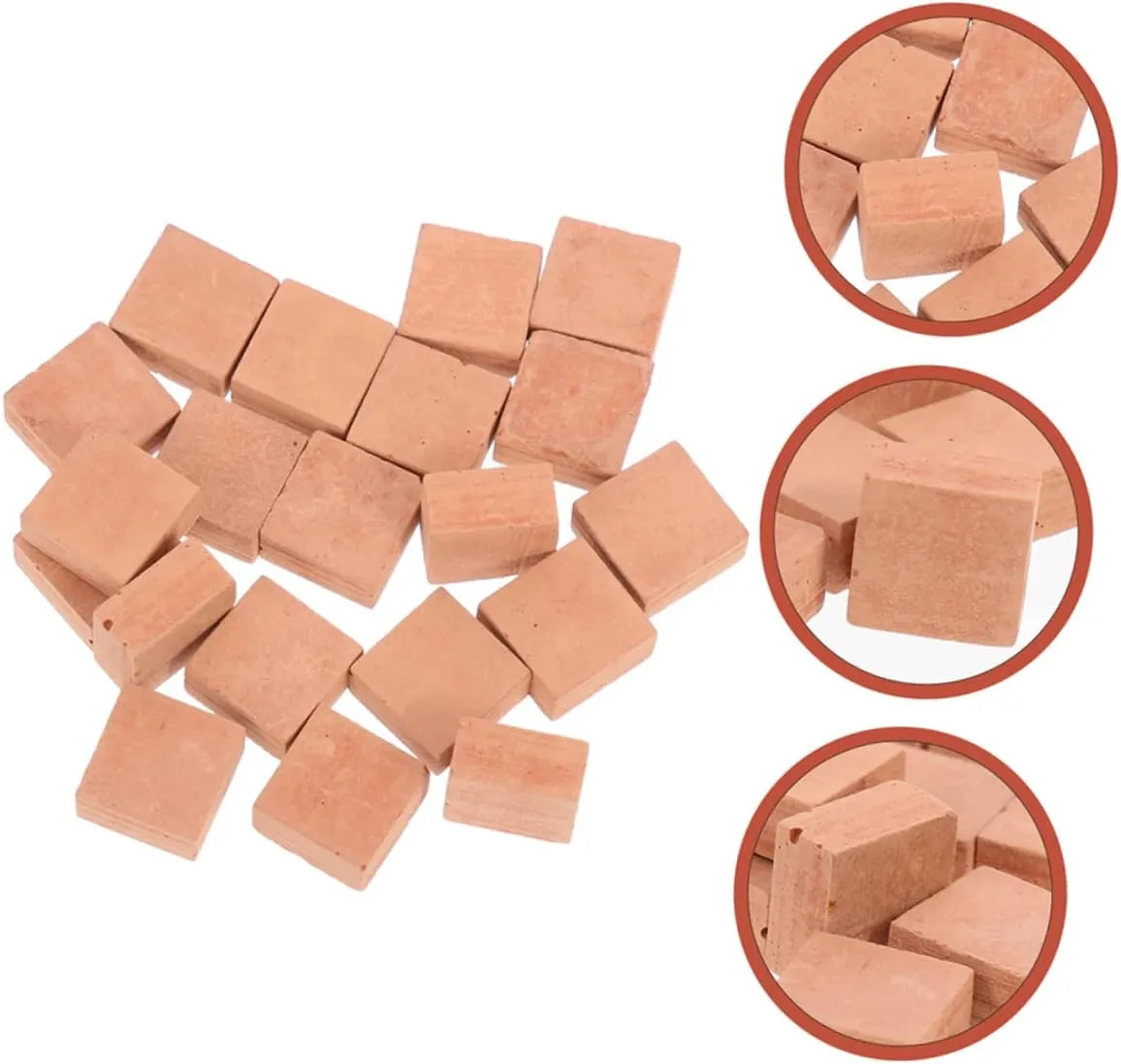 GALPADA 5sets 40pcs Miniature Brick Models for DIY House Building Fine Polished Building Blocks for Table Decorations for Imagination and Creativity 40pcs*5