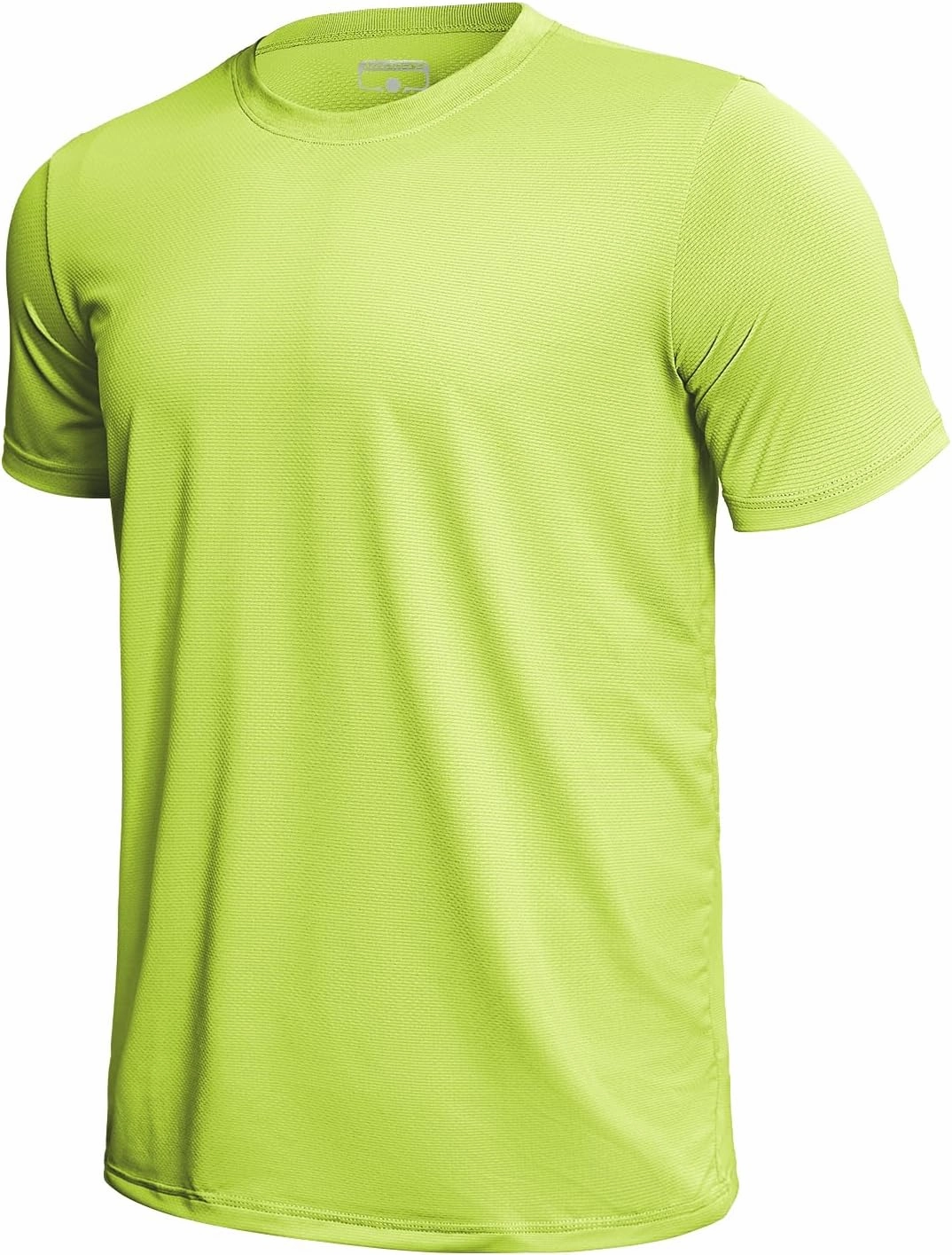 GEMYSE Men's Running Short Sleeve Shirt Sun Protection Quick Dry Moisture Wicking T-Shirts UPF 50  for Workout