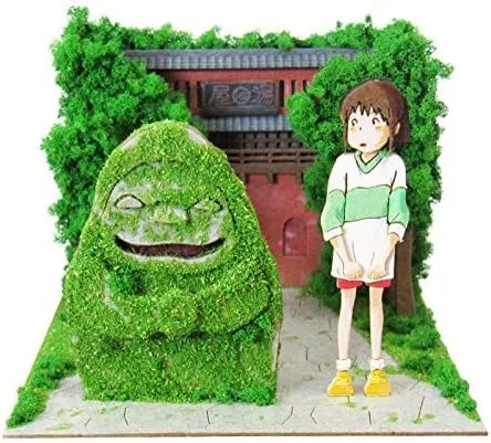 Giant Bean Bag Chairs MP07-71 Sankei Studio Ghibli Mini Spirited Away Chihiro and Ishijin Non-Scale Paper Craft