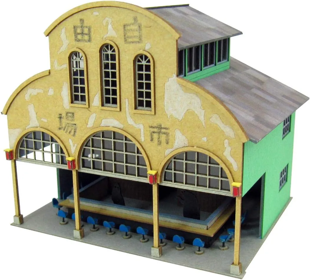 Giant Bean Bag Chairs Studio Ghibli Series 1/150 Spirited Away Mysterious Town-6 MK07-29 Paper Craft DIY Paper Craft Kit