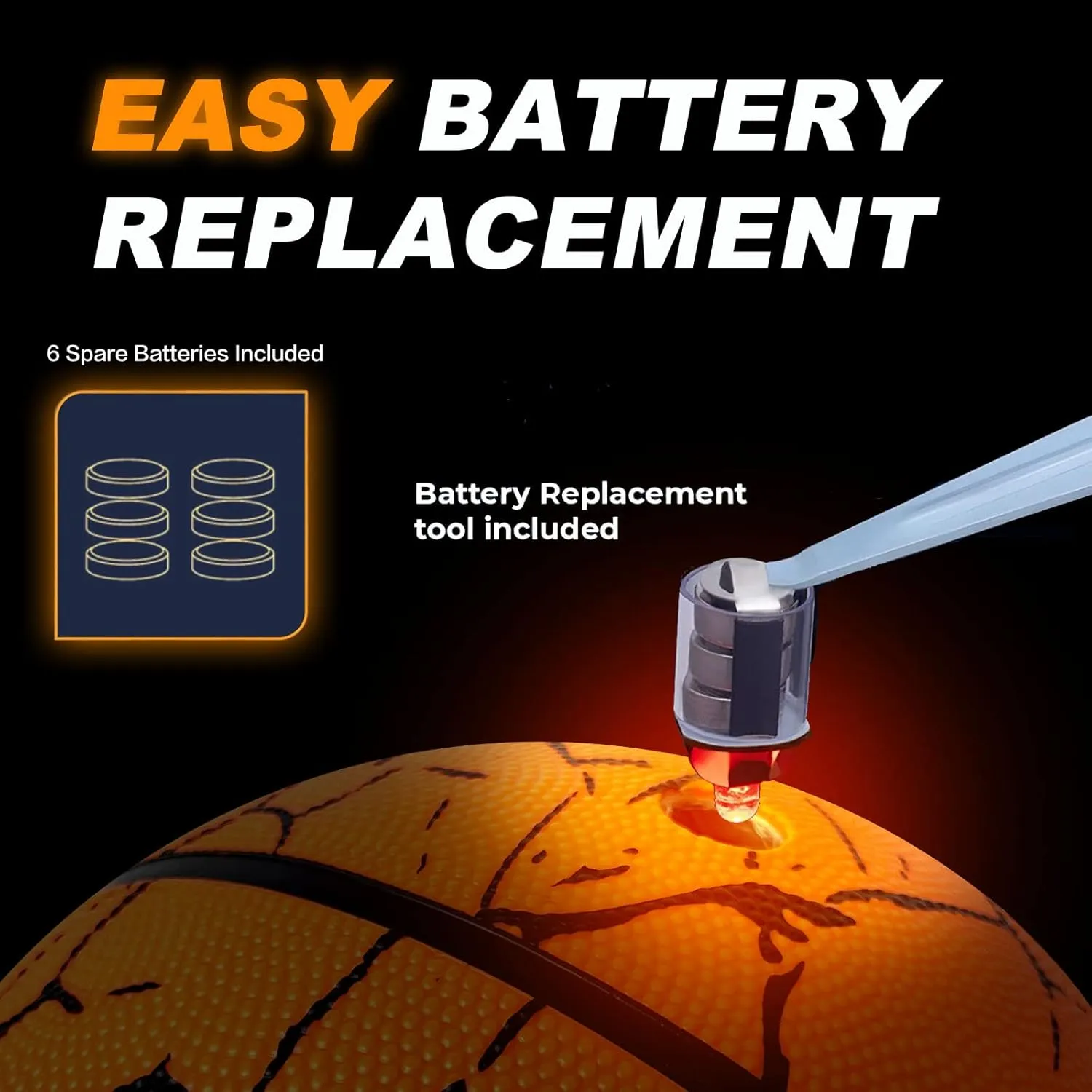Glow in The Dark Basketball, LED Light Up Basketball, Night Glowing Ball, Boys Girls Sports Gifts Accessories 8-12 Year Old, Toy Basketball Gifts Ideas for Age 8, 9, 10, 11, 12, 13  Kid Teens