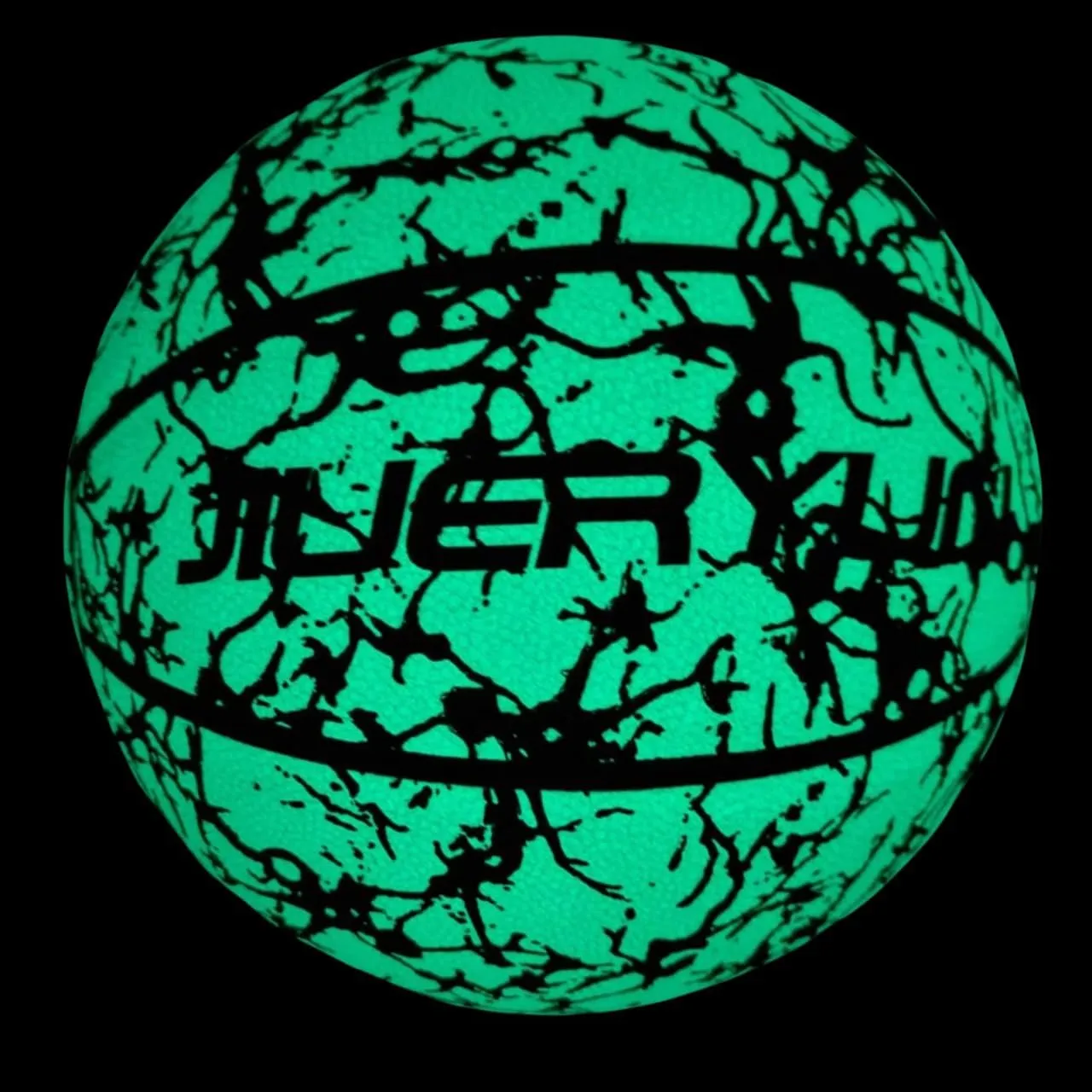 Glow in The Dark, Glowing Leather Luminous Basketball Gift for Youth, Men, Women, Indoor-Outdoor Night Basketball Size 7(29.5")