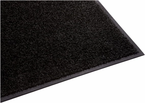 Guardian Platinum Series Indoor Wiper Floor Mat, Rubber with Nylon Carpet, 6'x10', Black