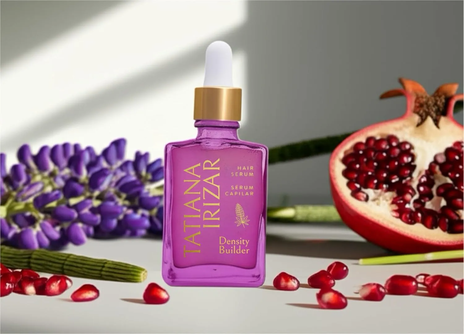 Hair Thickening Serum - Hair Density Serum Builder for Women Made in USA 30ml - Clinically Proven Scalp Treatment Non-Greasy - Natural Biotin, Argan & Pea Peptides - For Thinning, Fine or Damaged Hair