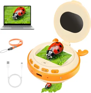 Handheld Microscope for Kids, 2.0" IPS HD Screen Digital Portable Microscope 2025 New Mini Pocket Microscopes, Magnifying Glasses for Kids Birthday Gifts with Camera Mode, Science Kit