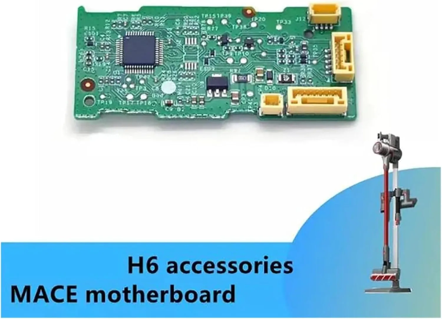 Handheld Wireless Vacuum Robot Vacuum Motherboard Cleaner Accessories, Compatible for Roborock H6(1pcs)
