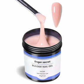 Hard Gel Builder Gel for Nails Long-lasting Strong Hand Nude 3D Sculpting for Nail Extension 5.3fl.oz (nude, 5.3fl.oz)