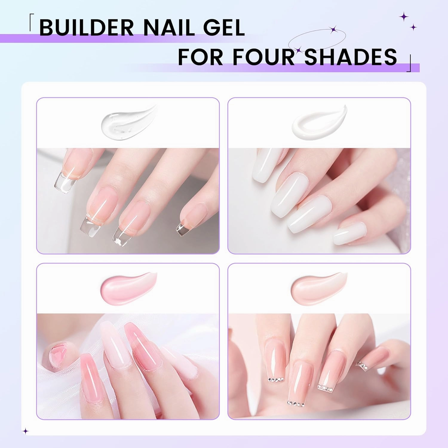 Hard Gel Builder Gel for Nails Long-lasting Strong Hand Nude 3D Sculpting for Nail Extension 5.3fl.oz (nude, 5.3fl.oz)