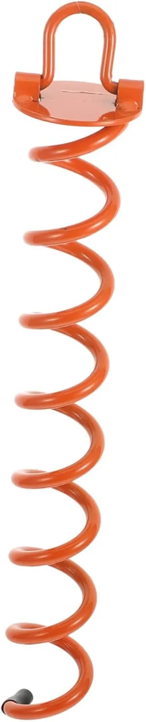 HEMOTON 1Pc Heavy Duty Spiral Peg for Camping Tents Outdoor Anchoring and Garden Use Durable Ground Nail for Securely Fastening Tents and Picnic Mats