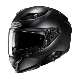 HJC F71 Solid Full Face Motorcycle Helmet with HJ-38 Pin-lock Shield, DOT Approved (Semi Flat Black, Medium)