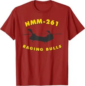 HMM-261 Helicopter Squadron CH-46 Sea Knight Tee T-Shirt
