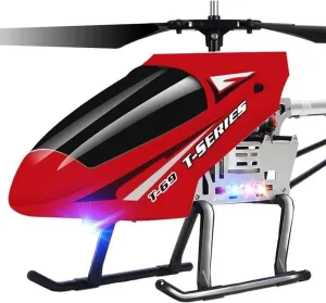 Huge Durable RC Helicopters 3.5CH Channel Remote Control Helicopter Flying Toy Stable Operation Beginner Teens Xmas Gift (2 Batteries)