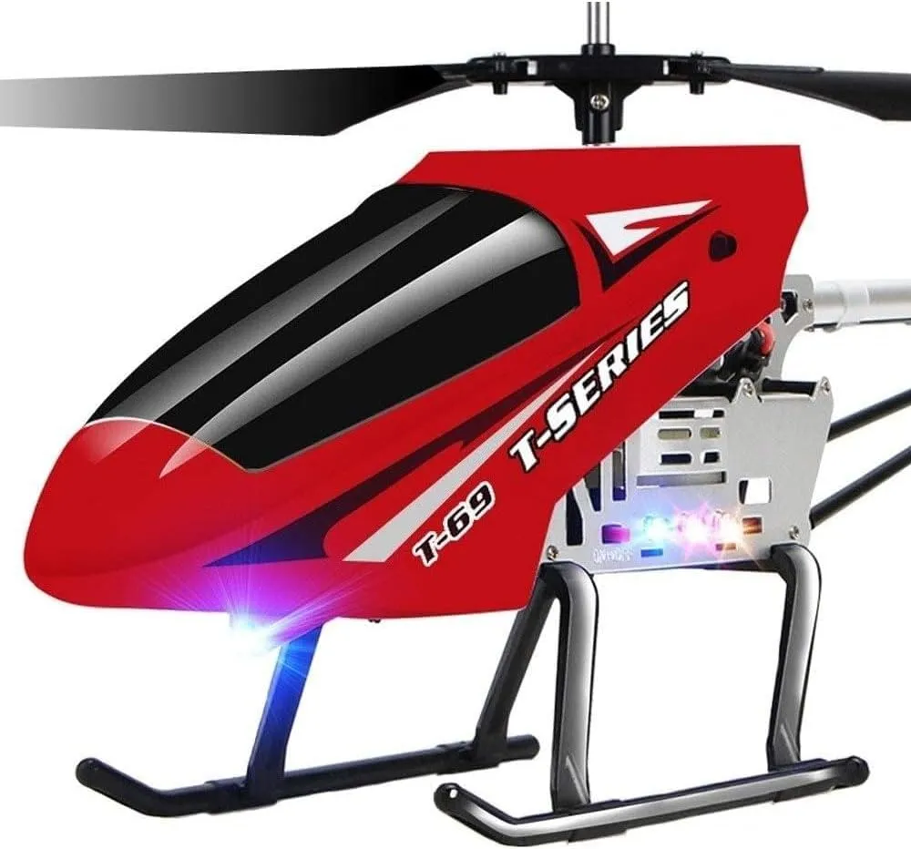 Huge Durable RC Helicopters 3.5CH Channel Remote Control Helicopter Flying Toy Stable Operation Beginner Teens Xmas Gift (2 Batteries)