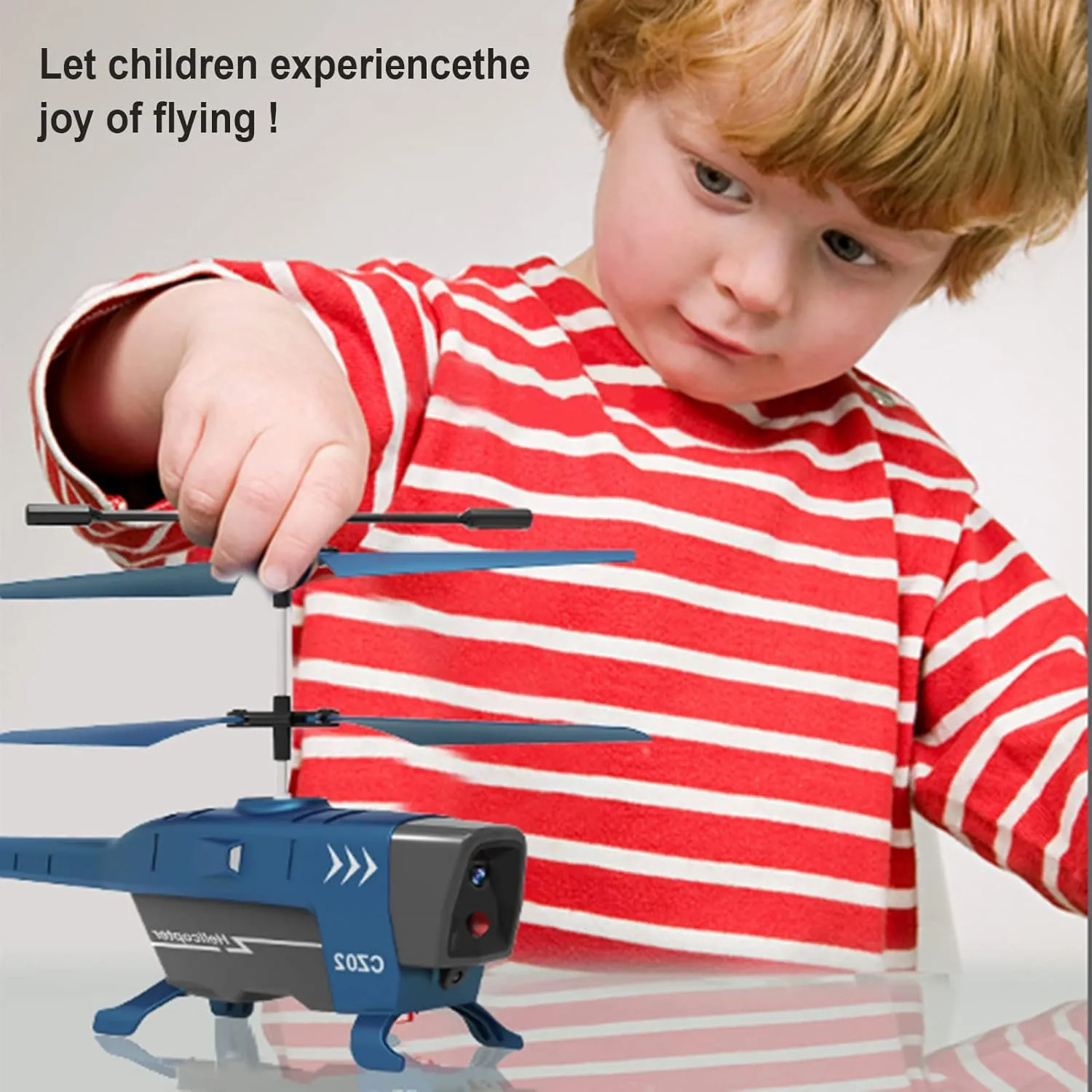 HXBER Helicopter 2.5CH Drone Gyroscope Stabilization Obstacle Avoidance Steering Gift for Boys Girls Adults