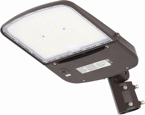 hykolity 150W/200W Switchable LED Parking Lot Light, 150LM/W 5000K LED Street Lighting with Photocell Sensor [400W-600W HPS Equiv.] 100-277V, Commercial Adjustable Slip Fitter Mount LED Shoebox Light
