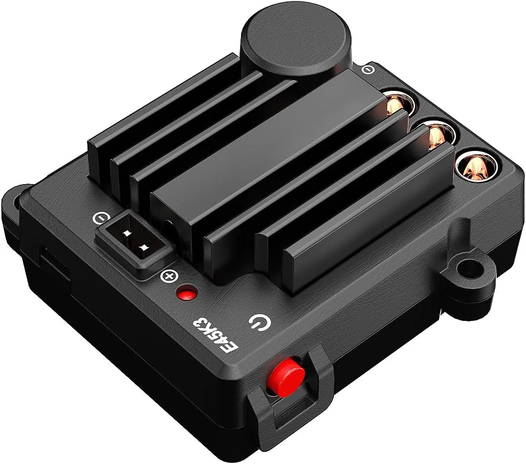 HYPER GO E45K3 RC Car Accessories Brushless Motor Electric Speed Controller 45A Smart 2S/3S ESC with Heatsink, Spare Parts Radio Control Vehicle Speed Controls for H14BM