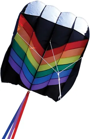 In the Breeze 3068 — 7.5 Rainbow Parafoil Kite, Easy Flying, Single-Line Travel Kite, Beginner to Intermediate Skill Levels