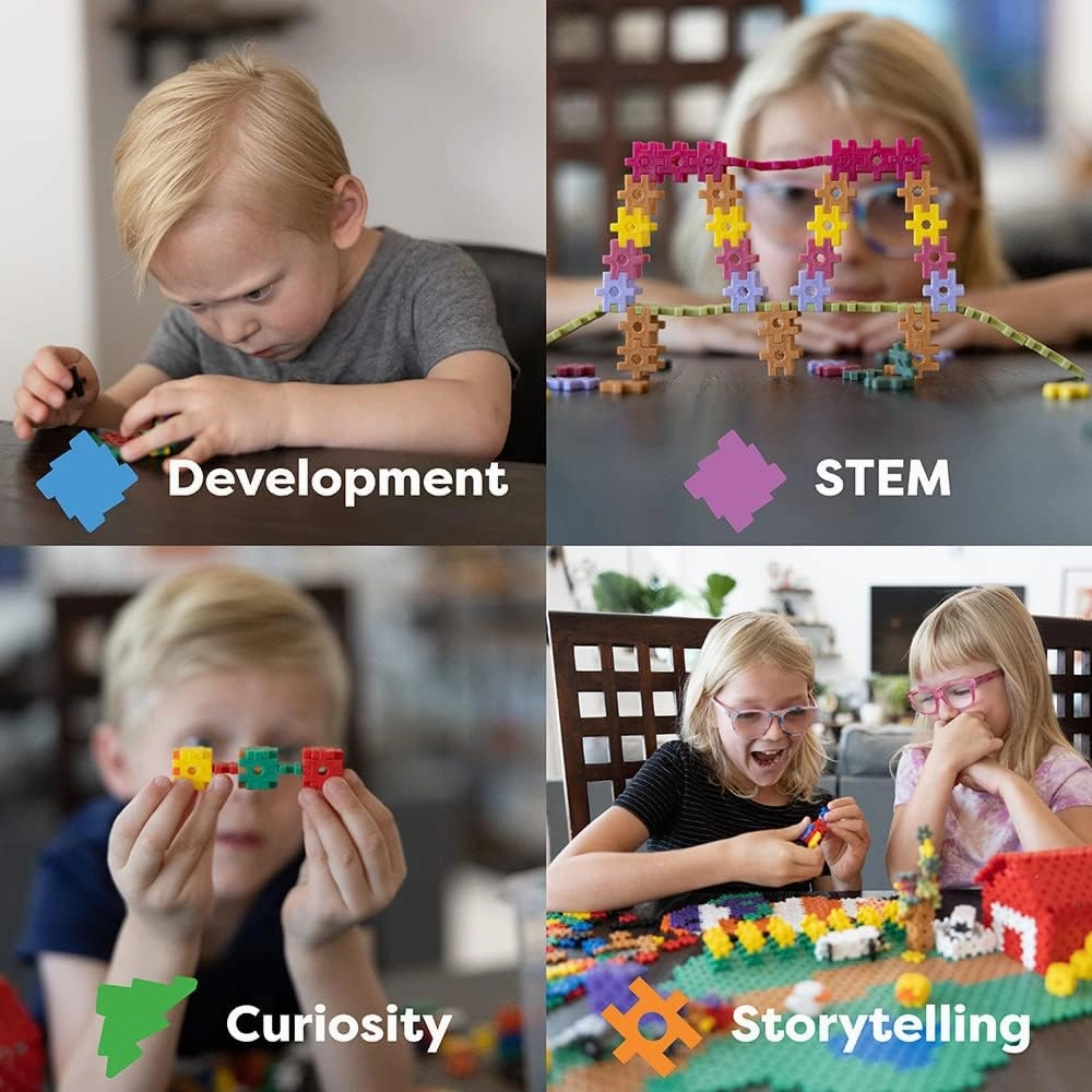 Incredibly Interconnectable Toys KADU Classic 250 Piece Classic Set - STEM/STEAM Building   Construction Toy, for Open   Imaginative Play Ages 5 
