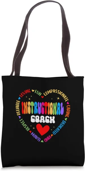 Instructional Coach School Cute Academic Specialist Teacher Tote Bag