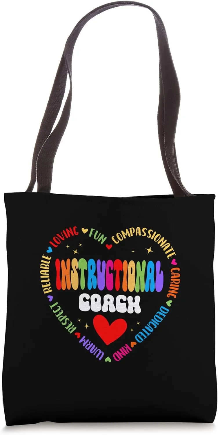 Instructional Coach School Cute Academic Specialist Teacher Tote Bag
