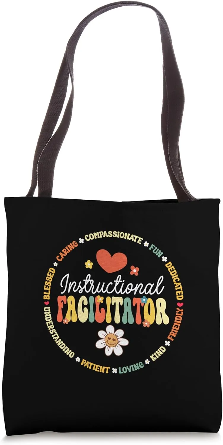 Instructional Facilitator School Cute Academic Specialist Tote Bag