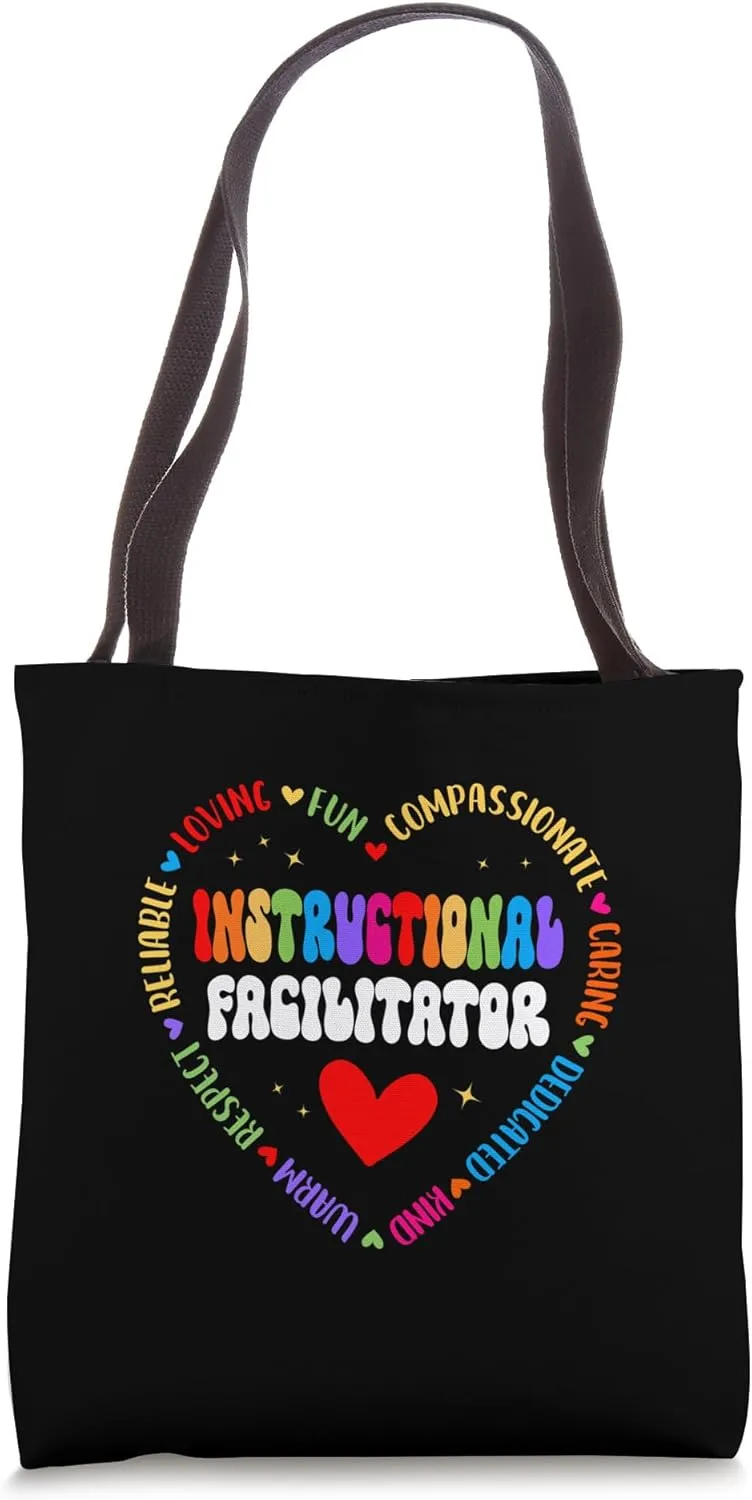 Instructional Facilitator School Cute Academic Specialist Tote Bag