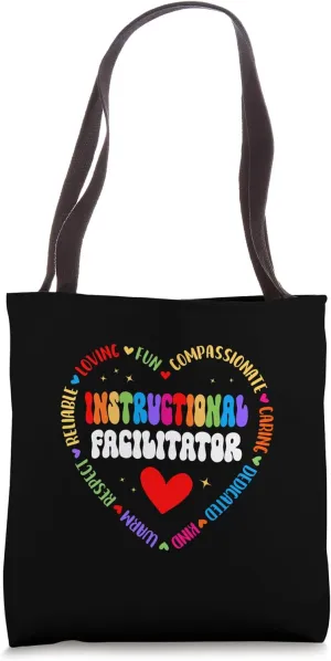 Instructional Facilitator School Cute Academic Specialist Tote Bag