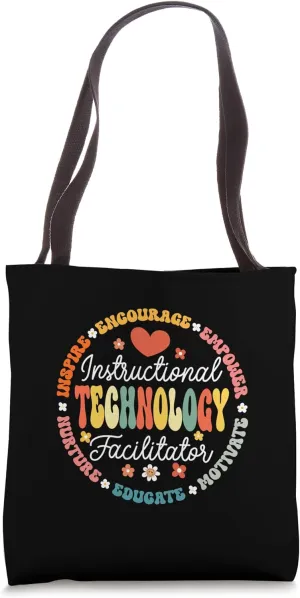 Instructional Technology Facilitator School Cute Academic Tote Bag