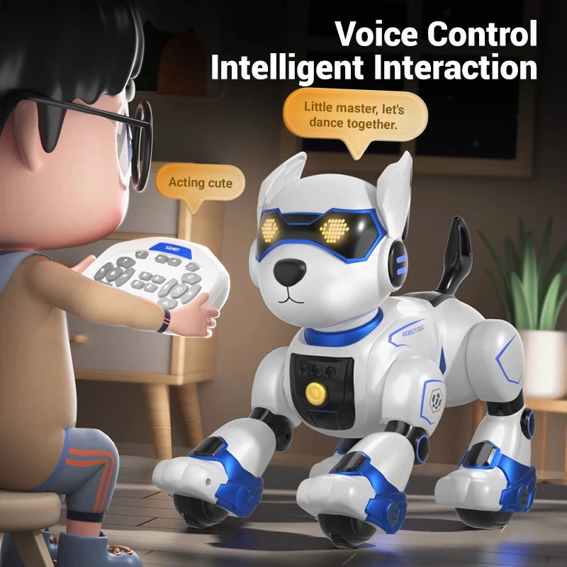 JJRC R27 Remote Control Robot Dog – Interactive 2.4GHz Voice-Controlled Smart Puppy Toy