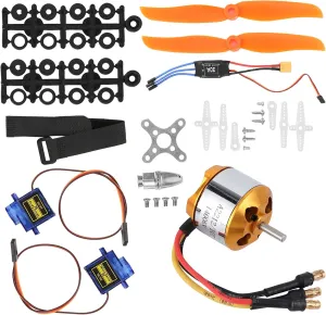 JTLB Servo SG90 9G, 30A ESC, 2212 1400KV Motor Kit for RC Helicopter Remote Control, Metal   Plastic, Good Performance, for Lithium-Ion and Nickel-Cadmium Batteries