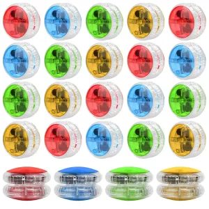KatchOn, Multicolor, Light Up Yoyos - Pack of 24 | Led Yoyo Bulk, Carnival Party Favors | Kindergarten Gifts for Kids | Light Up Party Favors for Birthday, Classroom Prizes | Light Up Party Supplies