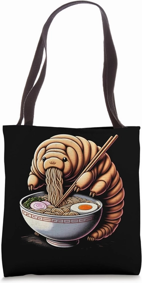 Kawaii Tardigrade , Ramen Lover Microbiologist Zoologist Tote Bag