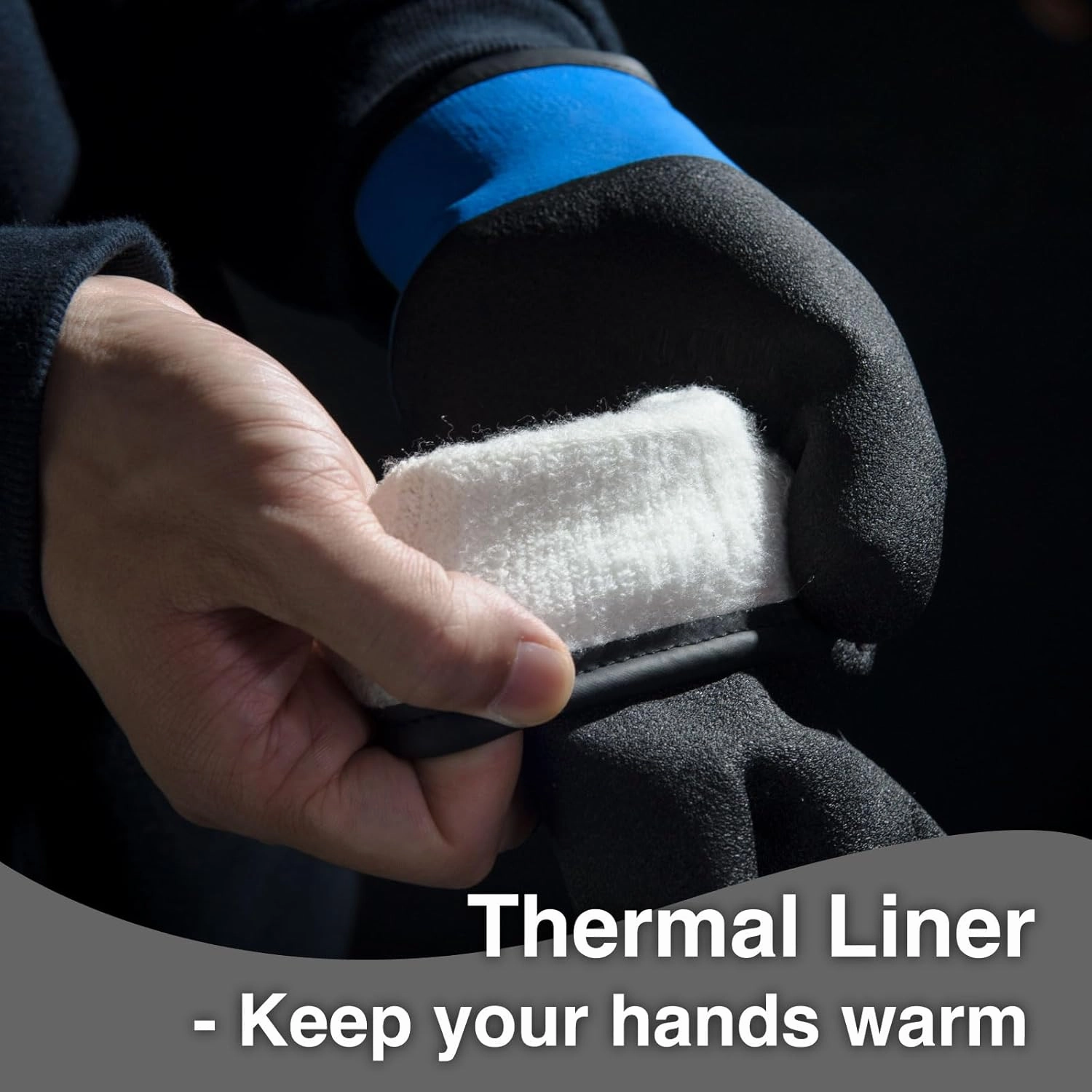 KAYGO Winter Waterproof Thermal Work Gloves, Double Latex Coated, Insulated Warm Liner For Cold Weather, KG145