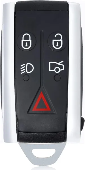 Keyless Entry Smart Remote Key Fob Replacement for Jaguar XF XFR XJ8 XK XK8 XKR 2007 2008 2009 2010 2011 2012 2013 2014 2015 FCC ID: KR55WK49244 KR55WK45694 315Mhz PCF7953 Chip