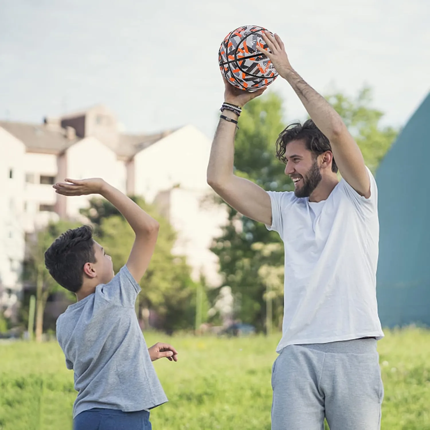 Kids Basketball Size 3(22"),Youth Basketballs Size 5(27.5") for Play Games Indoor Outdoor Park,Beach & Pool