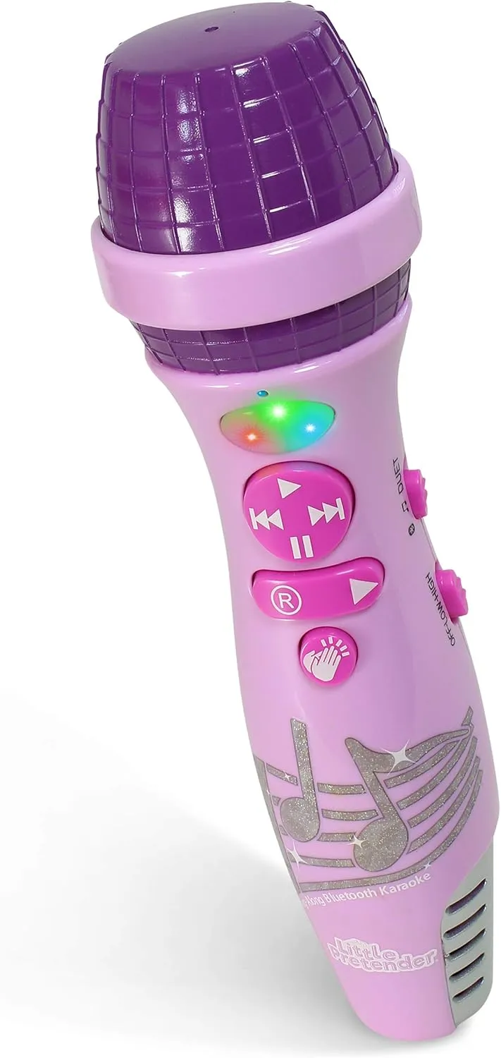 Kids Karaoke Microphone - Voice Changer Toys with 15 Pre-Installed Nursery Rhymes for Toddlers & Kid Age 3-5 - Bluetooth Microphones for Singing - Toddler Microphone for Ages 3 4 5 6 7 8 9  Years Old