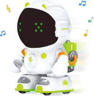 Kids Robot Toy, Smart Robot Spaceman Intelligent Partner and Teacher with Voice Control and Touch Sensor, Singing, Dancing, Repeating, Gift for Boys and Girls of Age 3 and Up