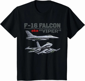 Kids Great F-16 Aviation t-shirts. Perfect for airplane buff's T-Shirt