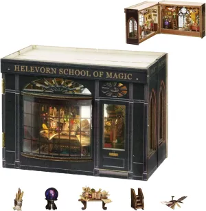 Kisoy Romantic and Cute Dolls' Rooms Miniature DIY House Kit Creative Room Perfect DIY Gift for Friends,Lovers and Families (Magical Fate)