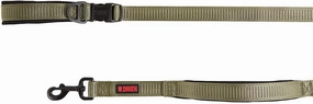 KONG Comfort Ultra Durable Traffic Padded Handle Hands Free Quick Control Leash 6' (Green)