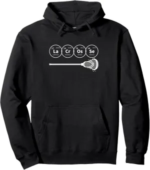 Lacrosse Periodic Table of Elements Chemistry Gift Pullover Hoodie