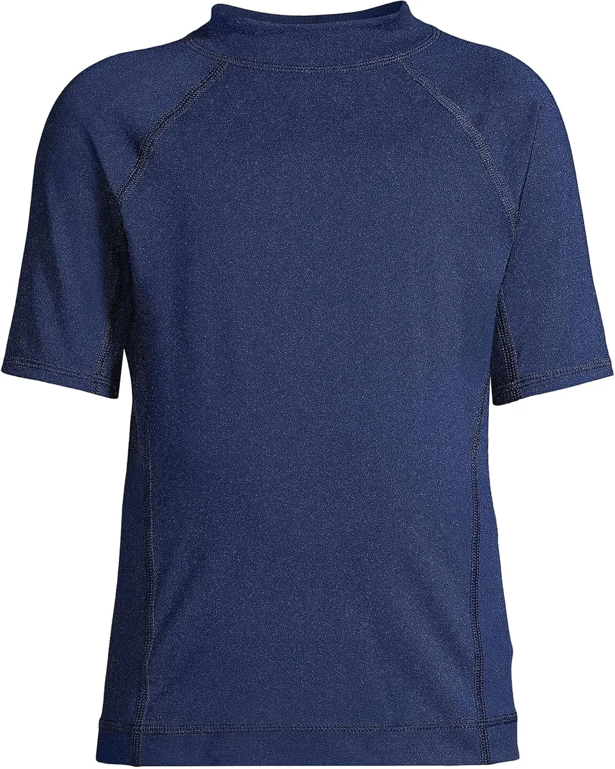Lands' End Boys Short Sleeve UPF 50 Sun Protection Rash Guard