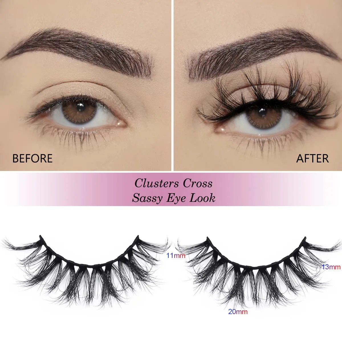 Lashes Bulk 50 Pairs Wholesale False Lash Pack Individual 15mm 18mm Full Eyelashes Fluffy Faux Mink Strip Eyelash with Glitter Cases