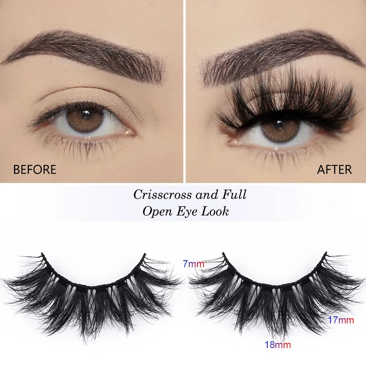 Lashes Bulk 50 Pairs Wholesale False Lash Pack Individual 15mm 18mm Full Eyelashes Fluffy Faux Mink Strip Eyelash with Glitter Cases