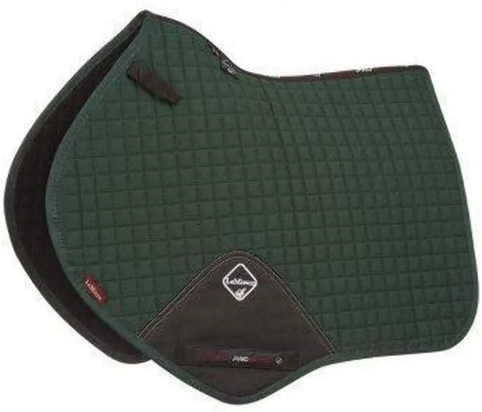 Le Mieux ProSport Close Contact/Jumping Cotton Square Saddle Pad (Green, Large)