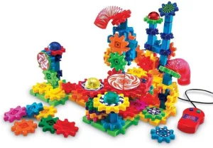 Learning Resources Gears! Gears! Gears! Lights & Action Building Set, Puzzle, Gear Toy, 121 Pieces, Ages 5 