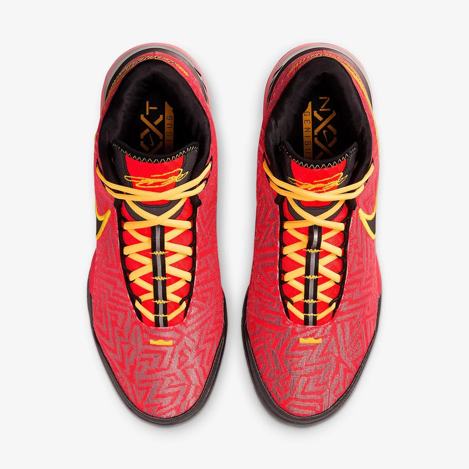 Lebron NXXT Genisus Basketball Shoes (HF0712-600, Bright Crimson/Black/Sundial/Laser Orange)