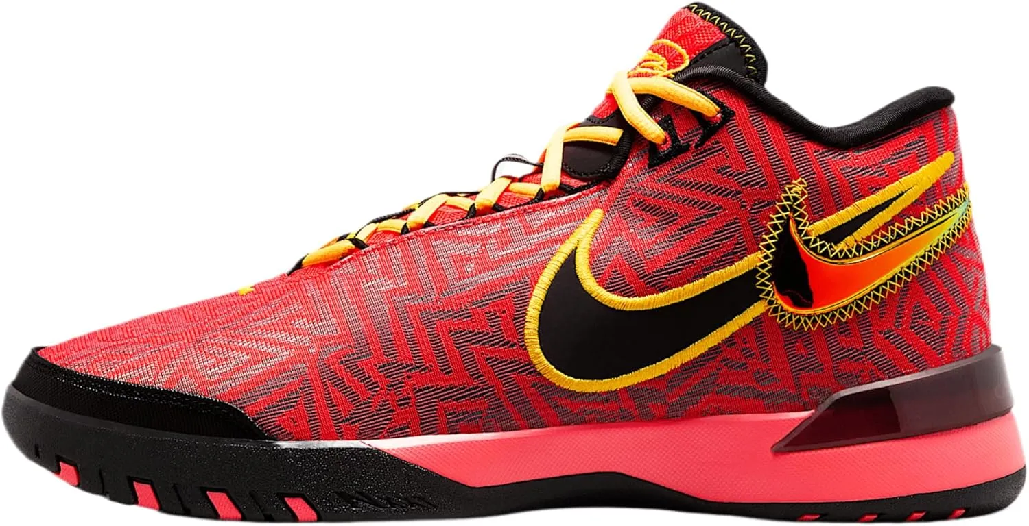 Lebron NXXT Genisus Basketball Shoes (HF0712-600, Bright Crimson/Black/Sundial/Laser Orange)